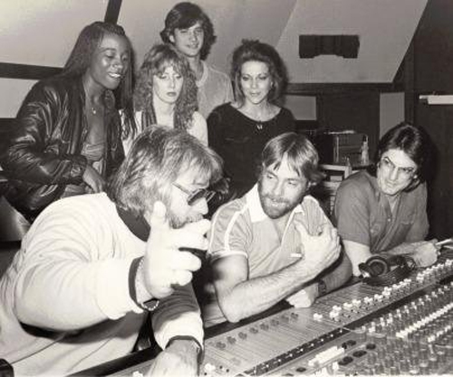 In the recording studio