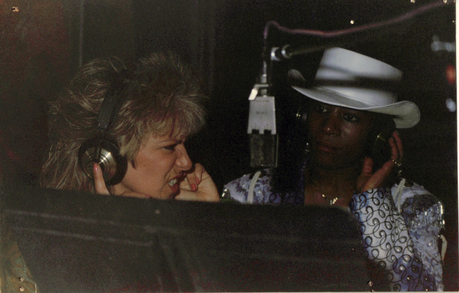 In the recording studio