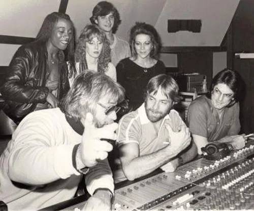 In the recording studio