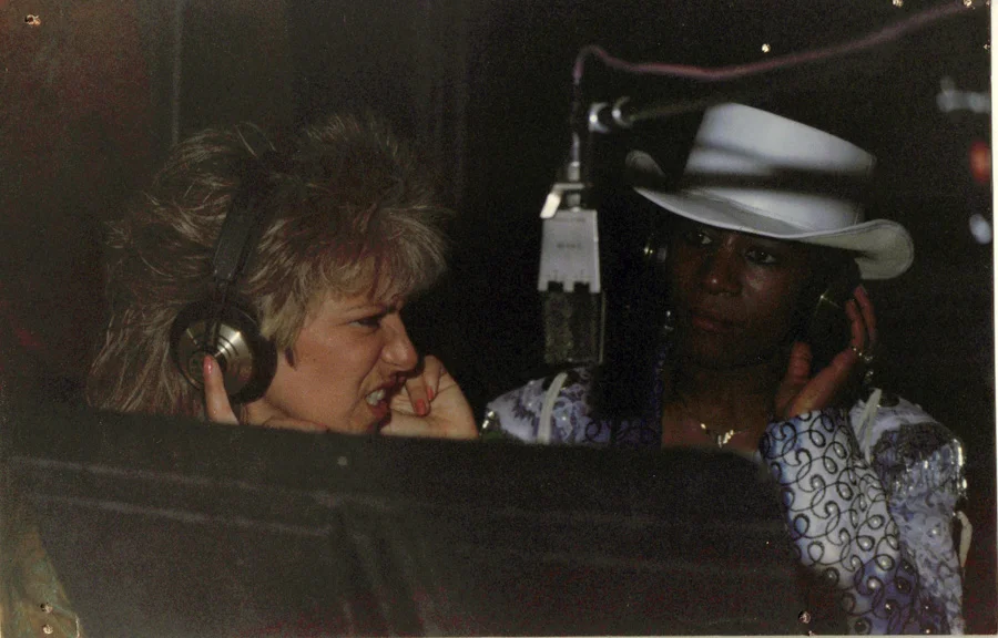 In the recording studio
